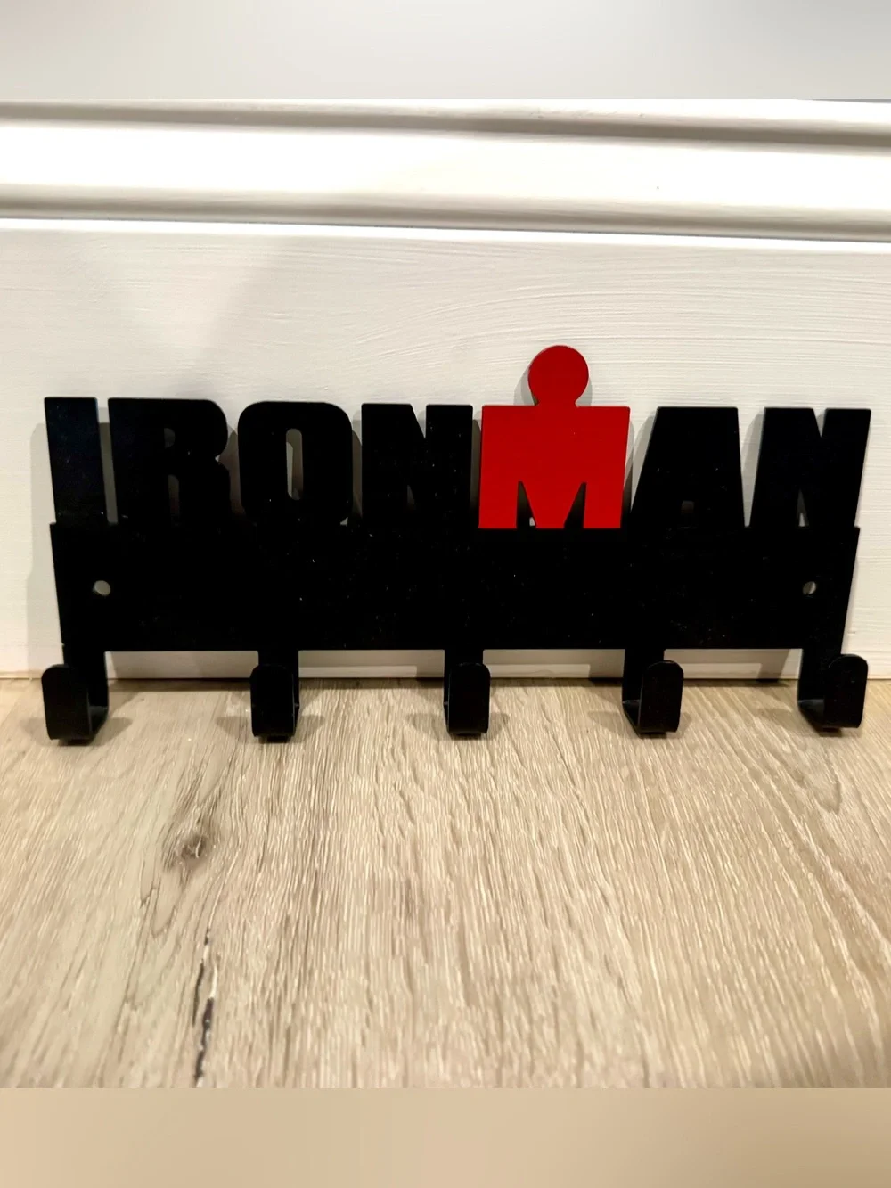 IRONMAN Black Metal Medal Hanger